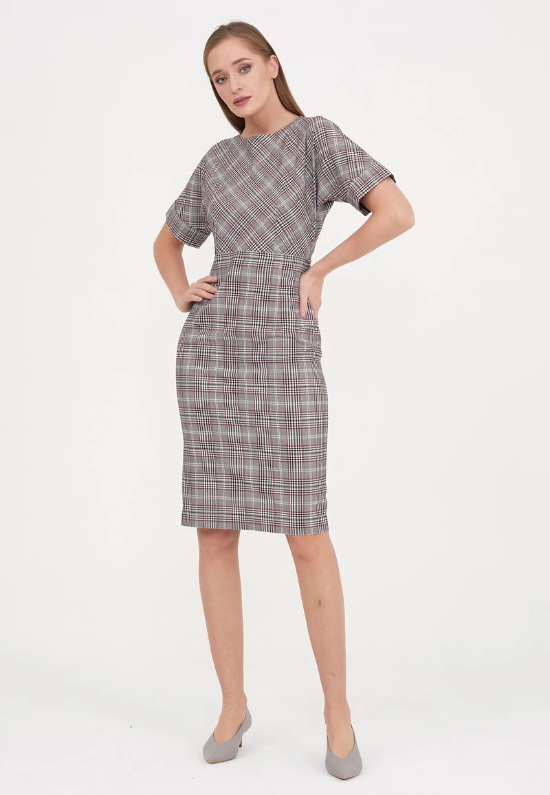 Miglior prezzo 𧨠Madam-T Donna ALTEA - Tubino - Grünes Leder/ Burgund. π - immagine 6