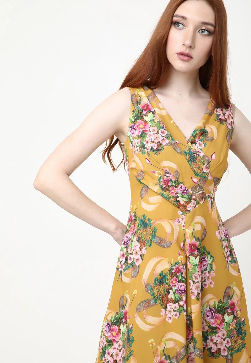 Offerte β€οΈ Madam-T Donna Vestito Estivo - Senf Rosa β - immagine 6