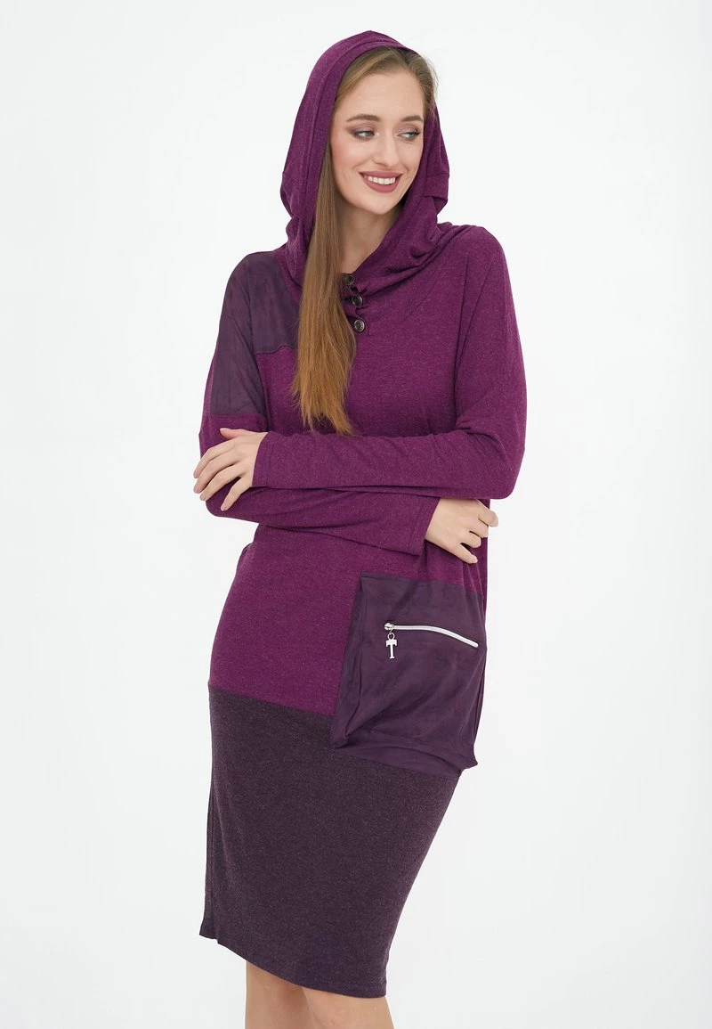 Miglior offerta π Madam-T Donna MIGDALIA - Vestito Estivo - Pflaume/dunkelviolett π