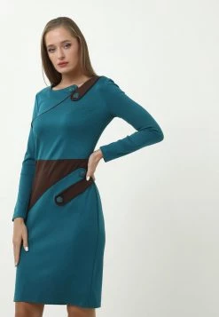 Il più economico 🤩 Madam-T Donna DELPH - Tubino - Aqua Braun 💯