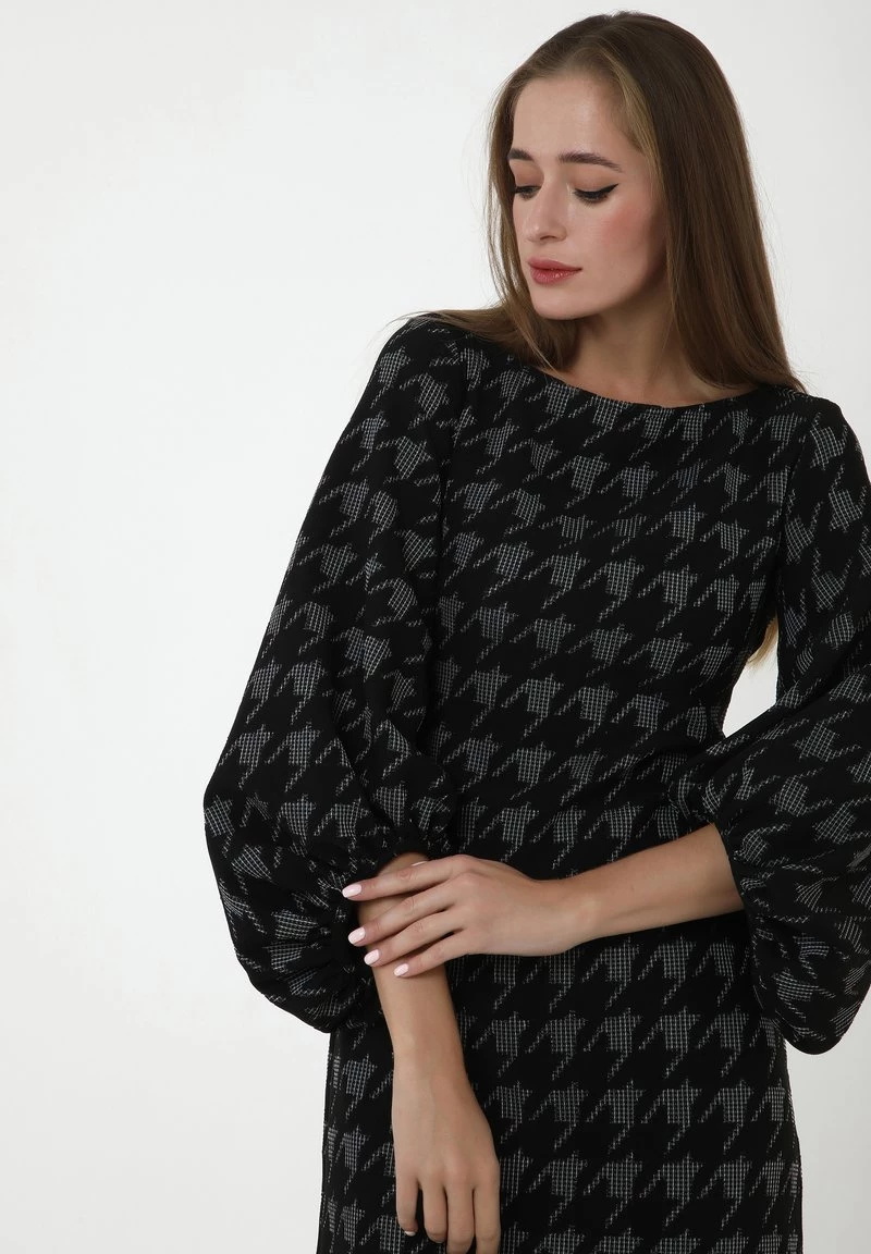 Vendita lampo π Madam-T Donna ULANA - Vestito Estivo - Schwarz/weiß π - immagine 5