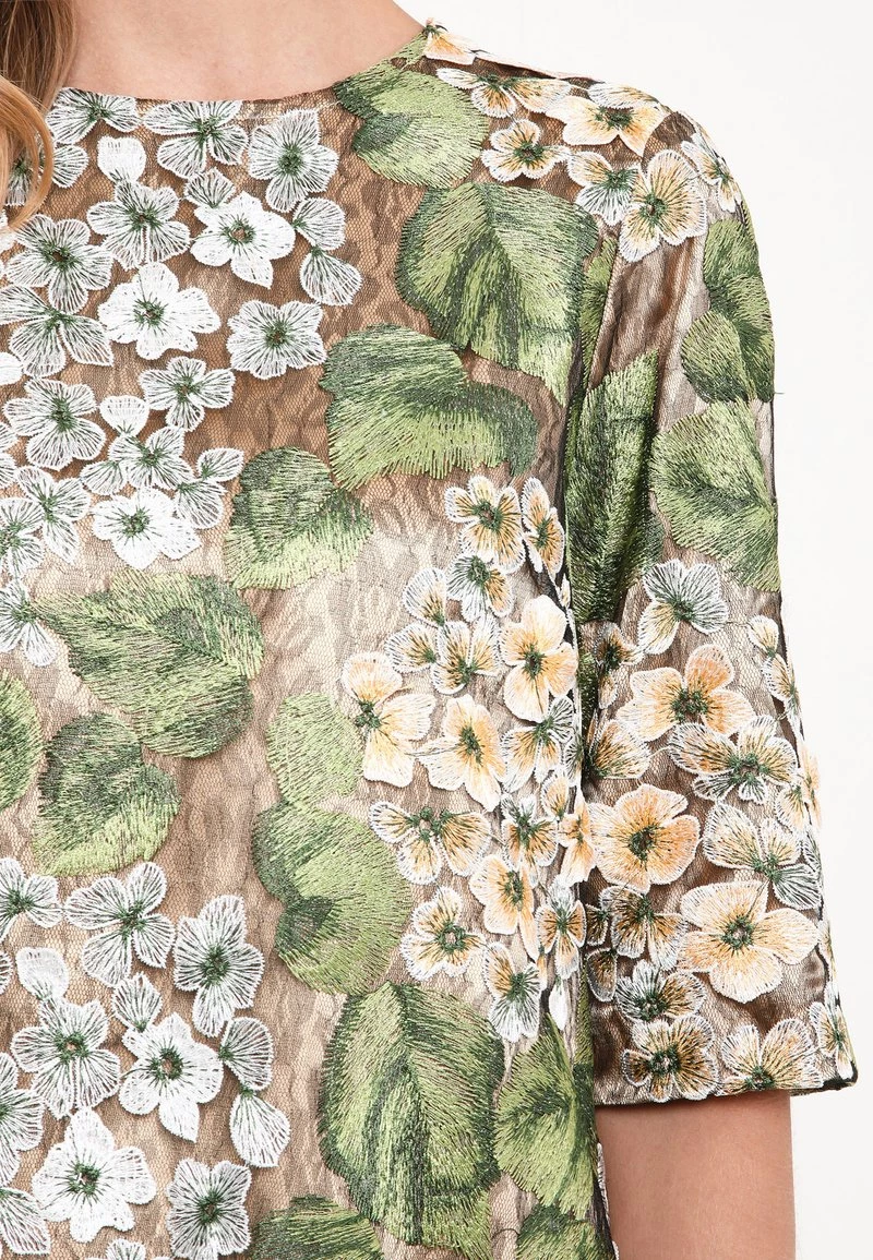 Presa 𧨠Madam-T Donna MILANA - Vestito Estivo - Grün, Orange π - immagine 6