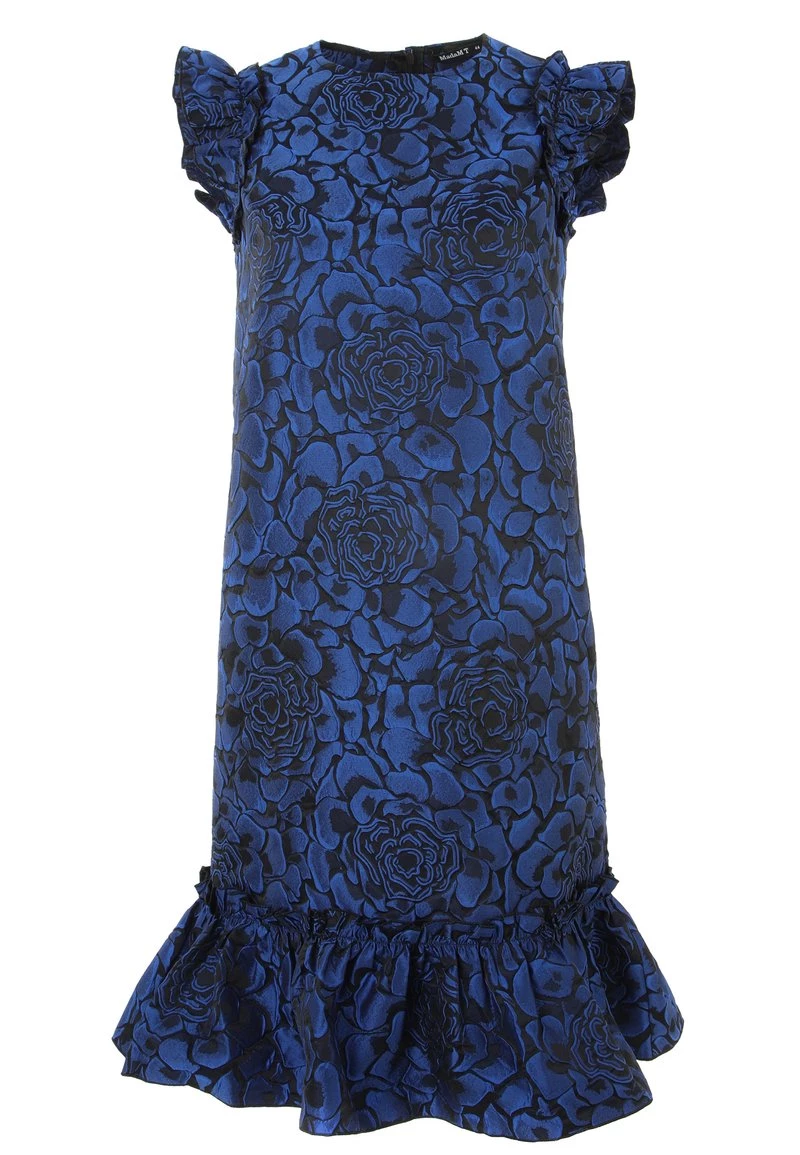 Offerte π Madam-T Donna ALLTAGS GRETA - Vestito Elegante - Schwarz, Indigo π - immagine 8