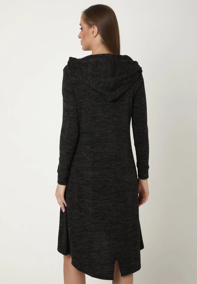 Nuovo di zecca π Madam-T Donna Abito In Maglia - Schwarz βοΈ - immagine 3