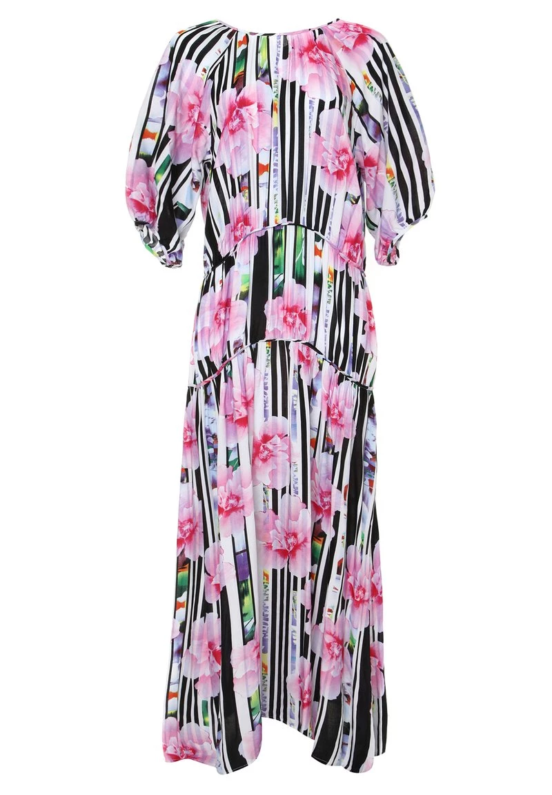 Le migliori recensioni di π€© Madam-T Donna GRETELE - Vestito Lungo - Weiß Rosa π - immagine 9