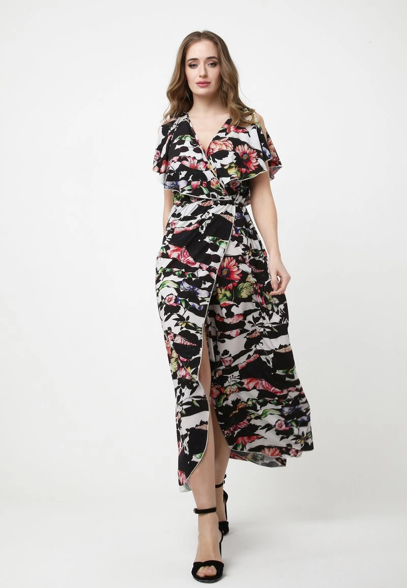 Acquistare π Madam-T Donna Vestito Lungo - Schwarz Weiß π