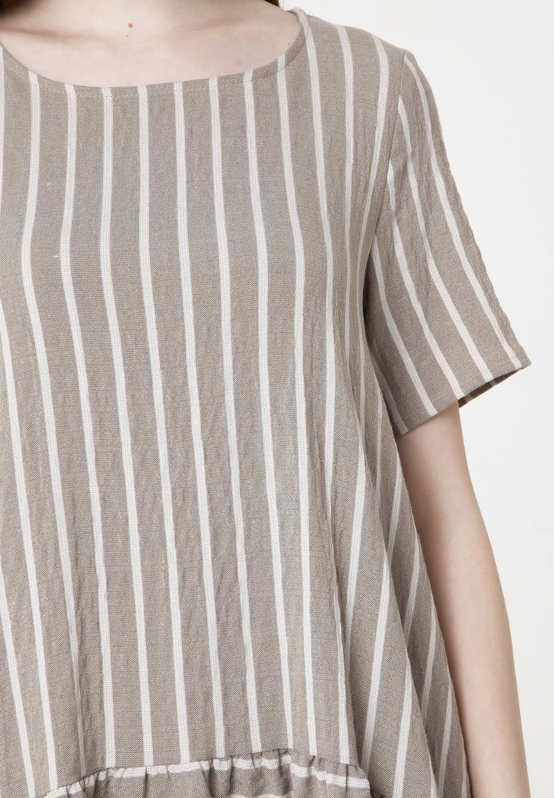 Migliore vendita π₯° Madam-T Donna EVA - Vestito Estivo - Hellbraun βοΈ - immagine 6