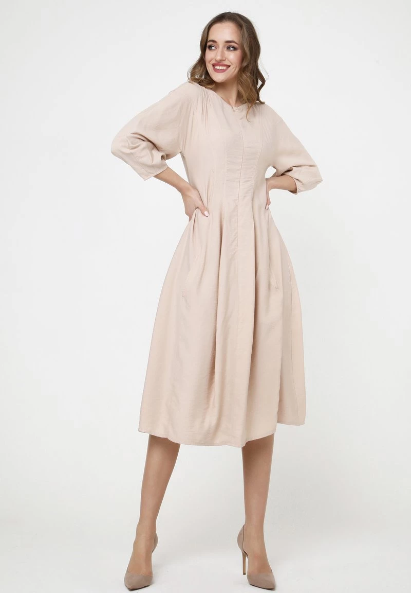 Vendita all'ingrosso π Madam-T Donna Vilda - Vestito Estivo - Beige π - immagine 2