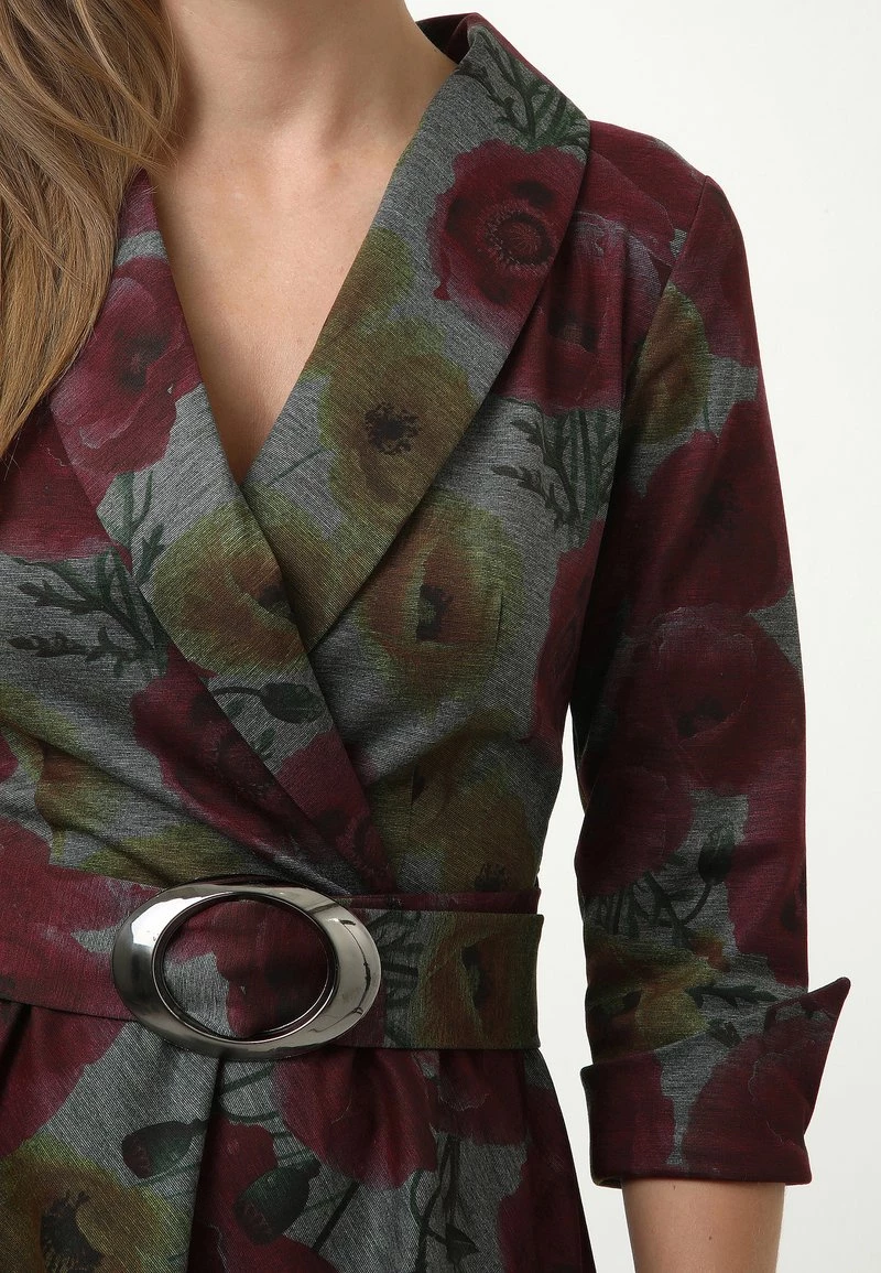 Promo π₯° Madam-T Donna NENSI - Vestito Estivo - Grau, Senf π - immagine 7