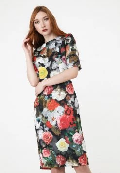 Nuovo di zecca 🌟 Madam-T Donna Vestito Estivo - Schwarz-weiss ⌛