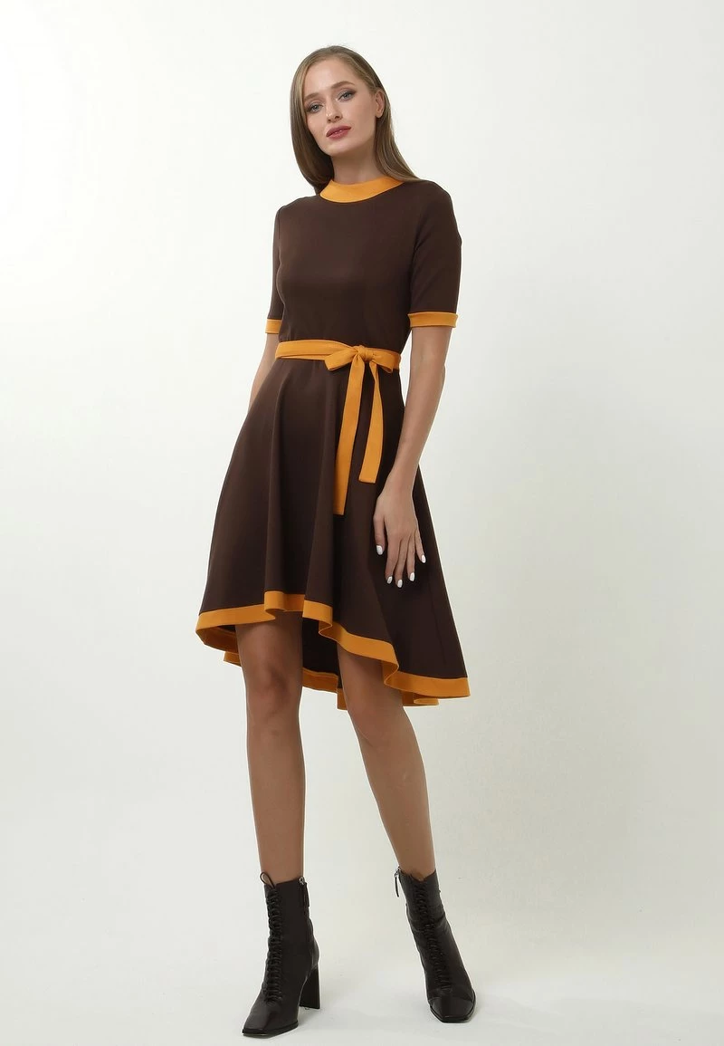 Presa βοΈ Madam-T Donna SAMBRA - Vestito Estivo - Braun π - immagine 5