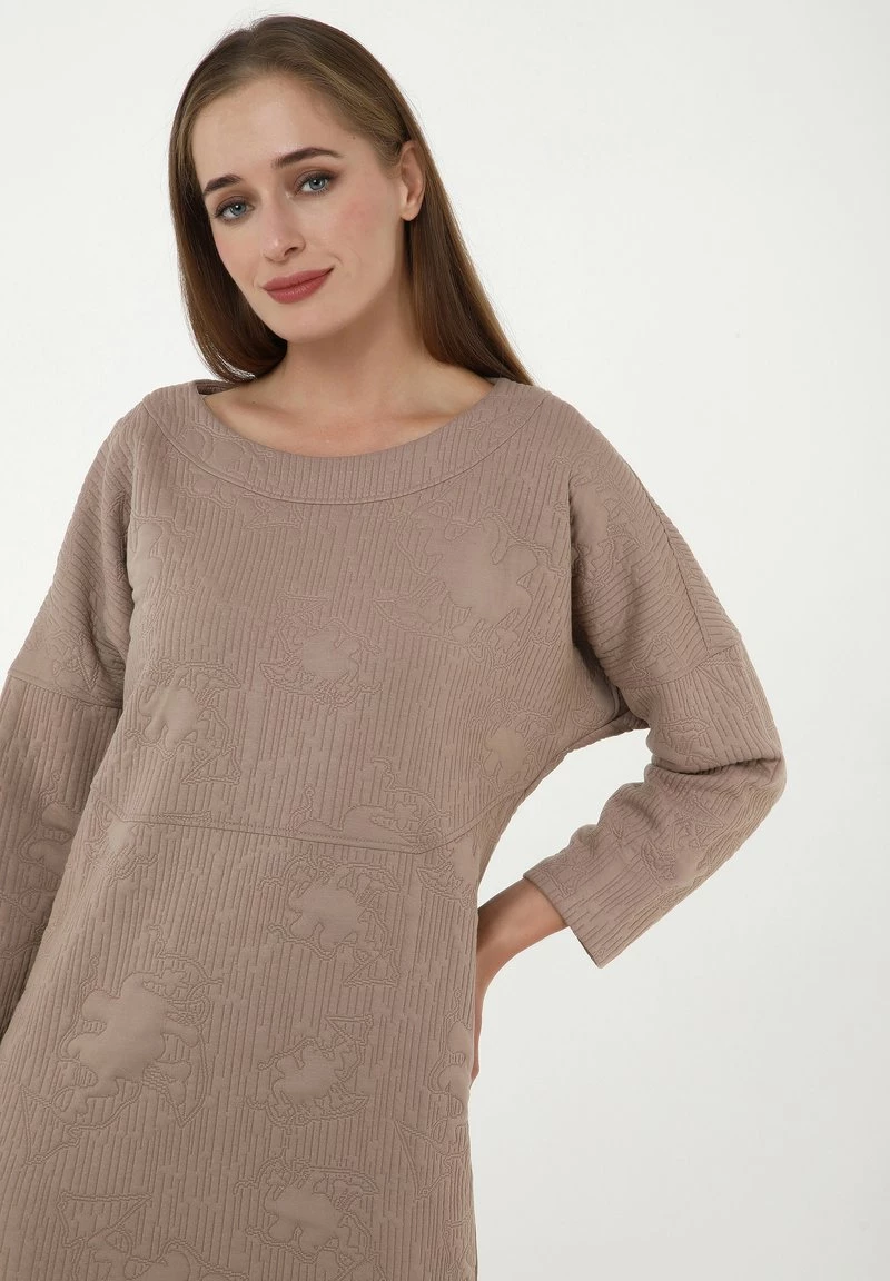 Sconto π Madam-T Donna LEONIE - Tubino - Dunkel Beige π₯ - immagine 4