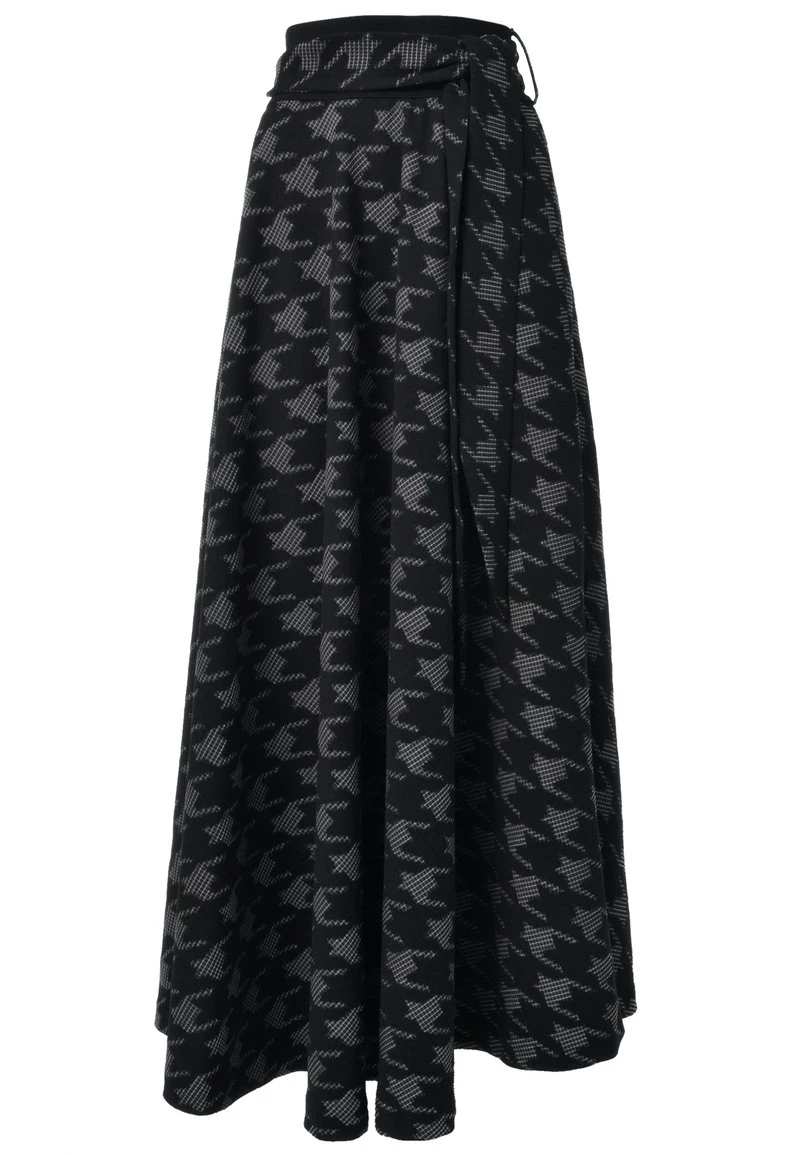 Nuovo di zecca π Madam-T Donna ROCK RITA - Gonna Lunga - Black/white π₯ - immagine 8