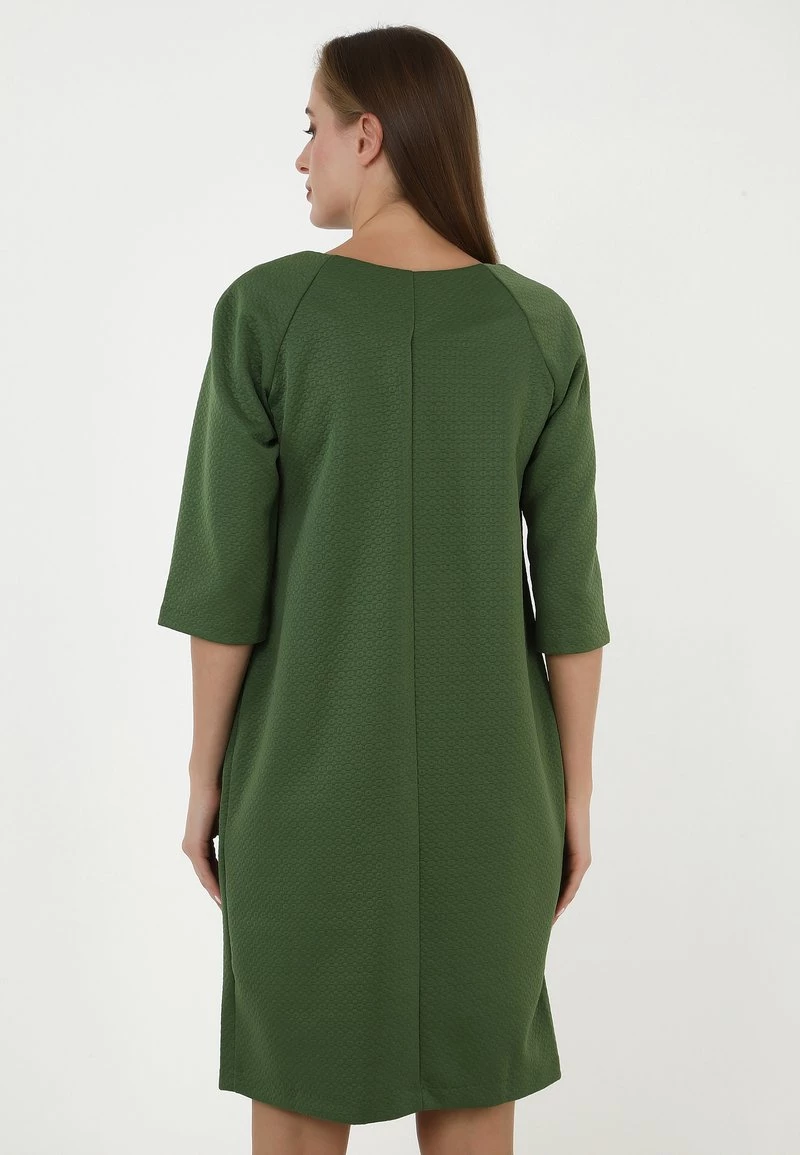 Il più economico ❤️ Madam-T Donna KLEID FERULE - Vestito Estivo - Green 🧨 - immagine 3