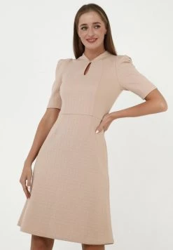 A buon mercato π Madam-T Donna BRENTA - Vestito Elegante - Beige β