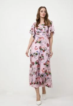 Offerte 😉 Madam-T Donna Vestito Lungo - Blass Rosa, Rot ⭐