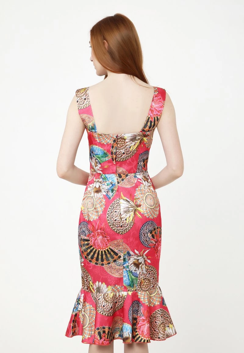 Migliore vendita π₯° Madam-T Donna Vestito Estivo - Himbeere, Goldrute π€© - immagine 2