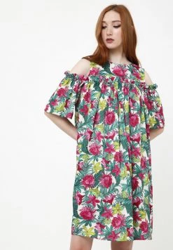 Vendita lampo β Madam-T Donna NINEL - Vestito Estivo - Milchig, Rosa π