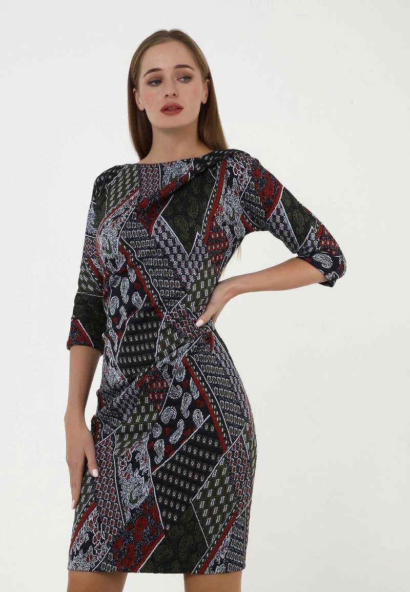 Sconto π― Madam-T Donna PIHTA - Tubino - Khaki, Rot π₯