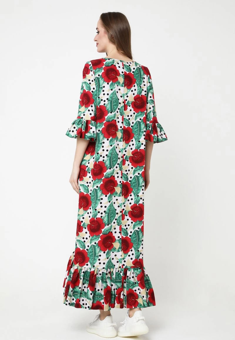 Miglior prezzo 🤩 Madam-T Donna Vestito Lungo - Rosa Rot ✨ - immagine 3