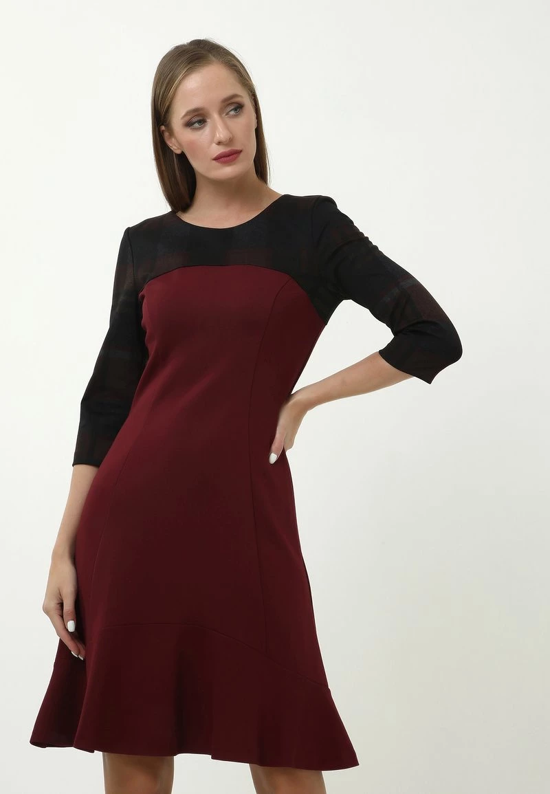 Migliore vendita π Madam-T Donna AKASINA - Vestito Estivo - Weinrot β