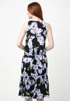 Sconto 🛒 Madam-T Donna LAZURINA - Vestito Estivo - Schwarz, Blau 🎉