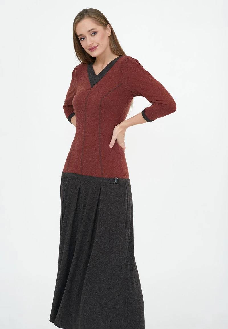 Offerte ❤️ Madam-T Donna VARZINA - Vestito Lungo - Geboren Terrazzo/braiorn ⌛ - immagine 4