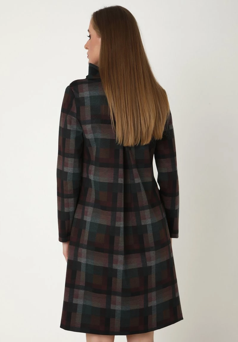 Presa π Madam-T Donna ALLTAGSKLEID LEELINA - Vestito Estivo - Grün, Braun π - immagine 3