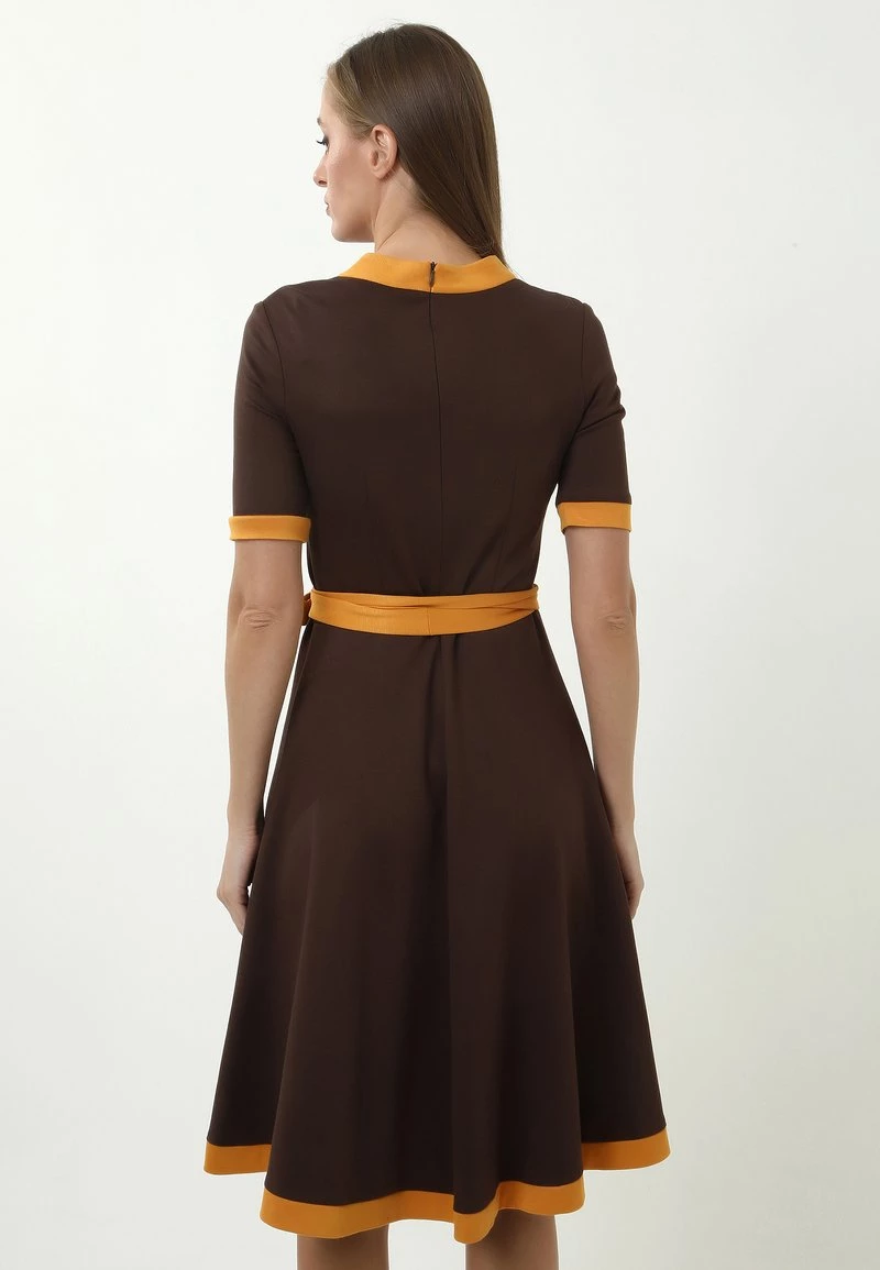 Presa βοΈ Madam-T Donna SAMBRA - Vestito Estivo - Braun π - immagine 3