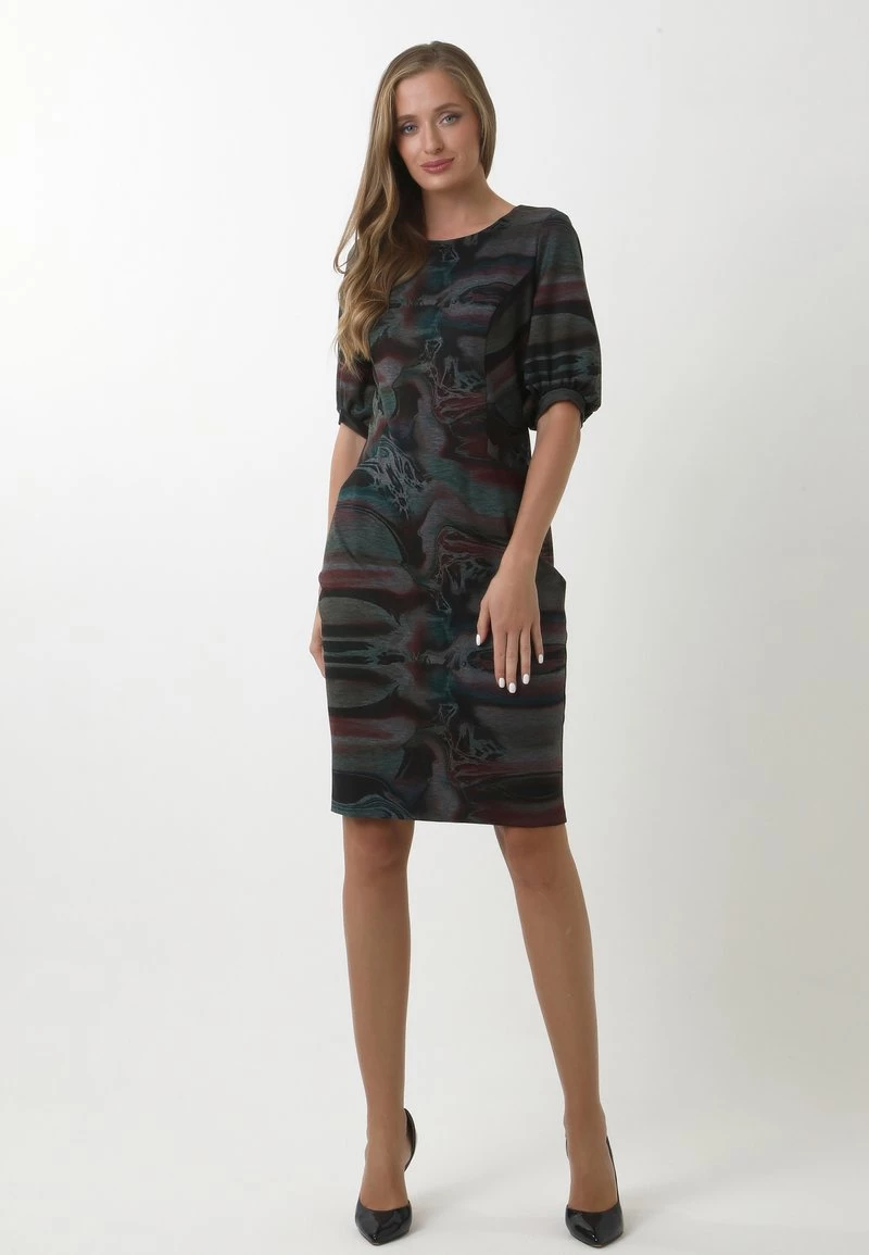 Vendita all'ingrosso 𧨠Madam-T Donna AGARATA - Tubino - Grau/ Aqua 𧨠- immagine 2