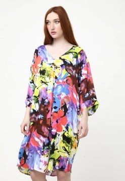 Miglior offerta 🎉 Madam-T Donna AMPERO - Vestito Estivo - Lila Hellgrün 🛒