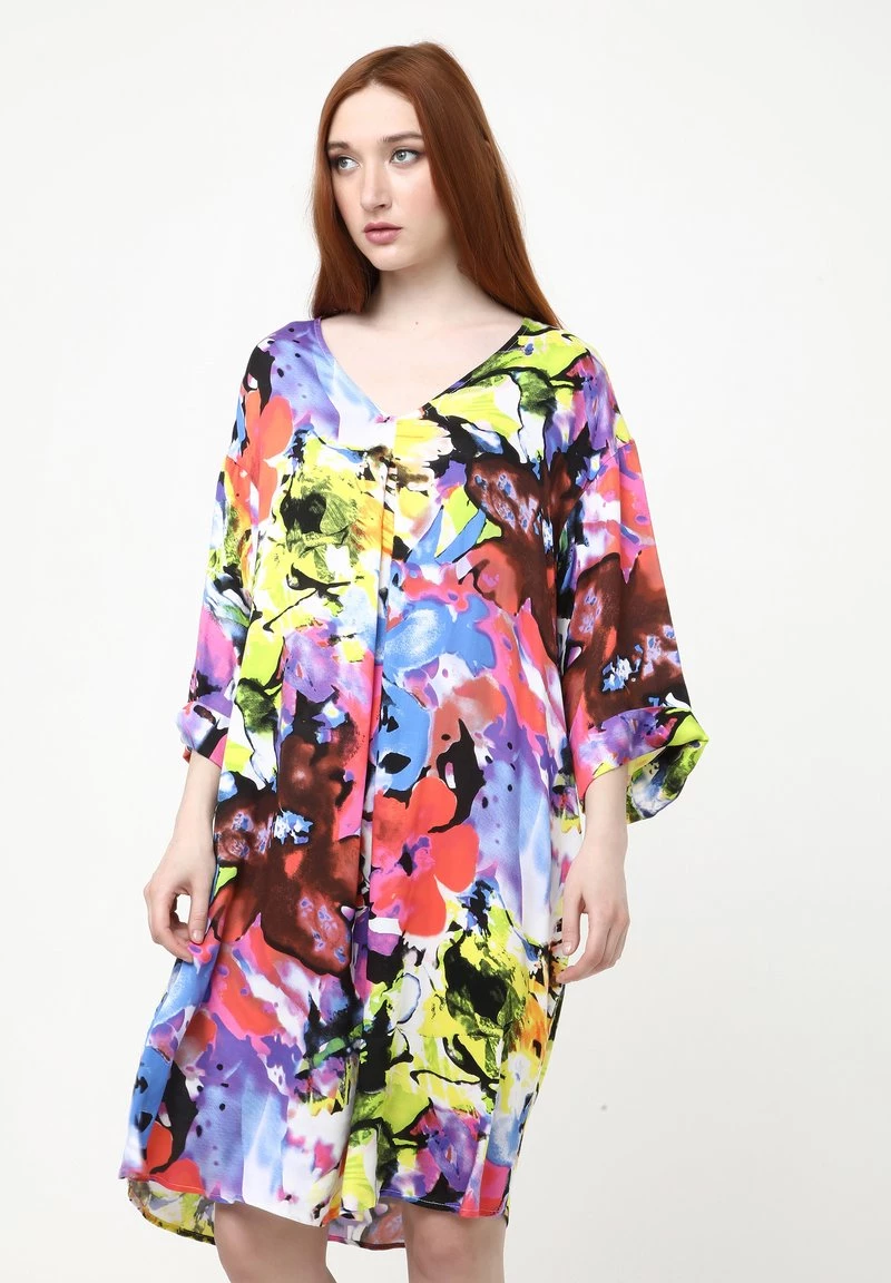 Miglior offerta π Madam-T Donna AMPERO - Vestito Estivo - Lila Hellgrün π