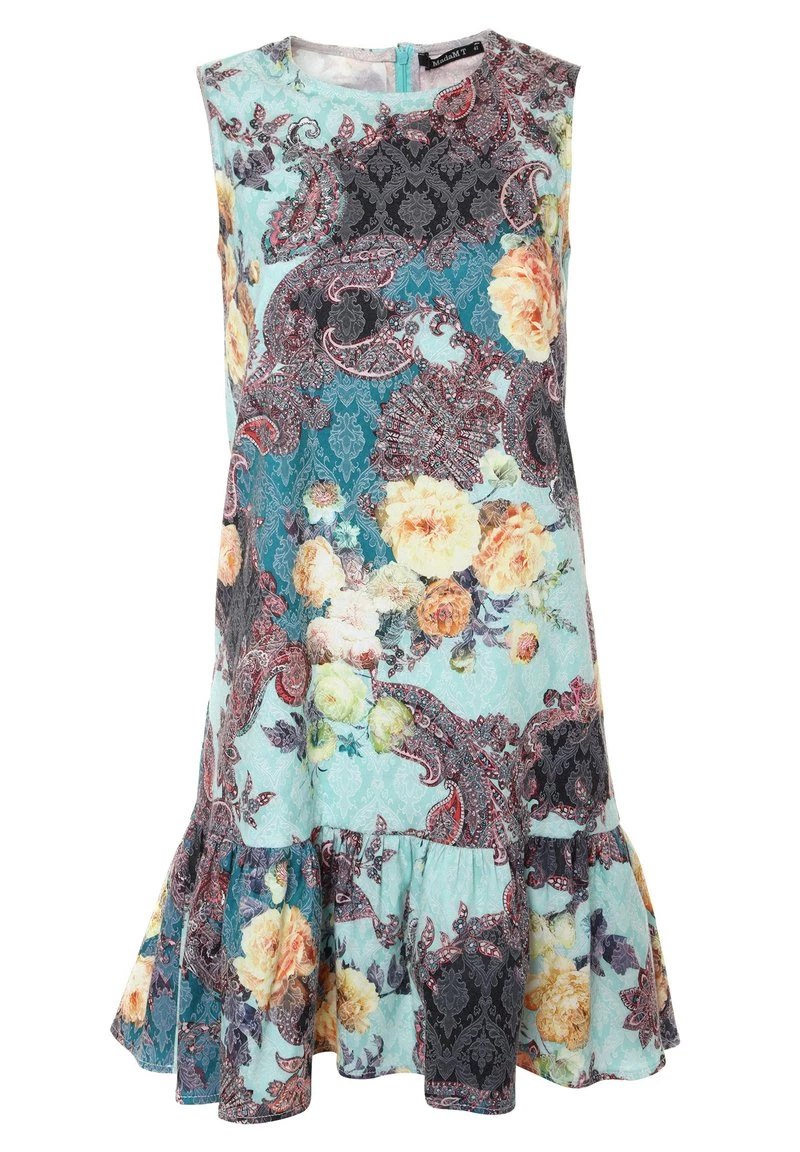 Vendita all'ingrosso β€οΈ Madam-T Donna GAISA - Vestito Estivo - Aqua, Gelb π - immagine 7