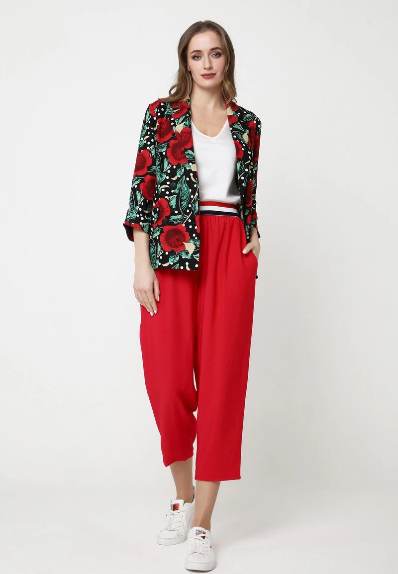 Vendita lampo π Madam-T Donna SILVANA - Blazer - Schwarz, Rot π