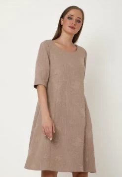 Vendita calda π Madam-T Donna ALLTAGS - Vestito Estivo - Dunkel-beige π₯