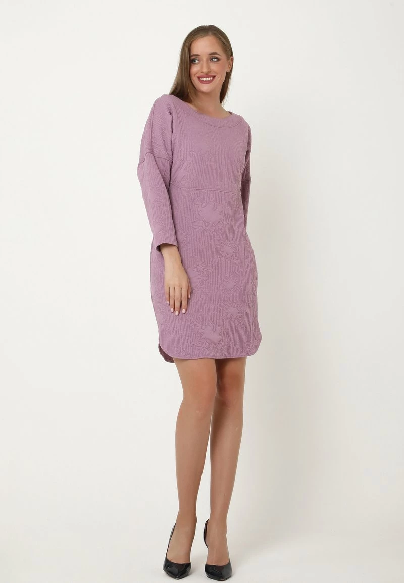 Migliore vendita π Madam-T Donna LEONIE - Abito In Maglia - Lila π - immagine 4