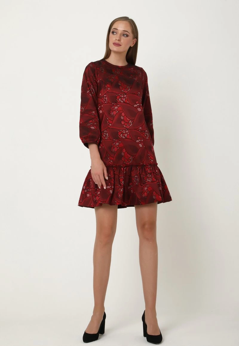 Miglior offerta π€© Madam-T Donna Vestito Estivo - Wein Rot, Rot π - immagine 2