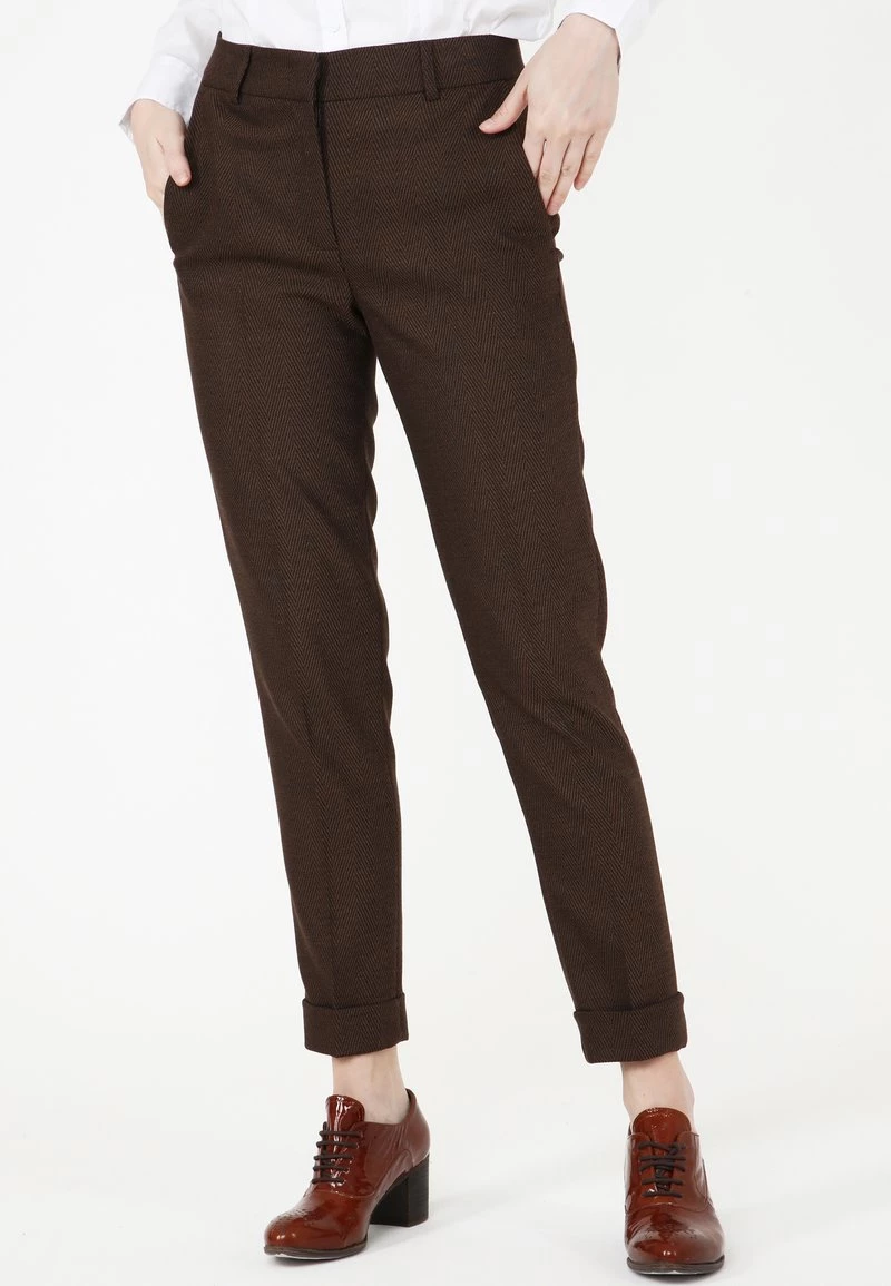 Promo ⭐ Madam-T Donna MARIO - Chino - Braun 🤩